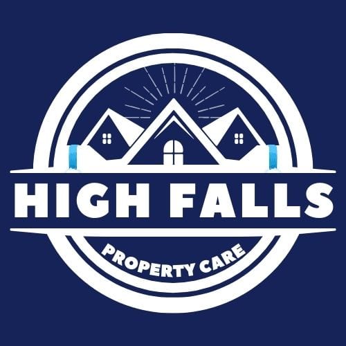 High Falls Logo White